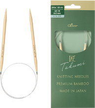 Load image into Gallery viewer, Clover Pro Takumi Premium Bamboo Circular Knitting Needles