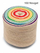 Load image into Gallery viewer, Queensland Collection Rainbow Cake Self-Striping Organic Cotton