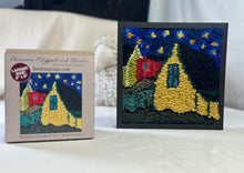Load image into Gallery viewer, Deanne Fitzpatrick Midnight in November 20cm x 20cm / 8" x 8" rug hooking kit