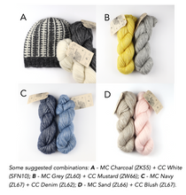 Load image into Gallery viewer, Staggered Ladders Tuque Pattern