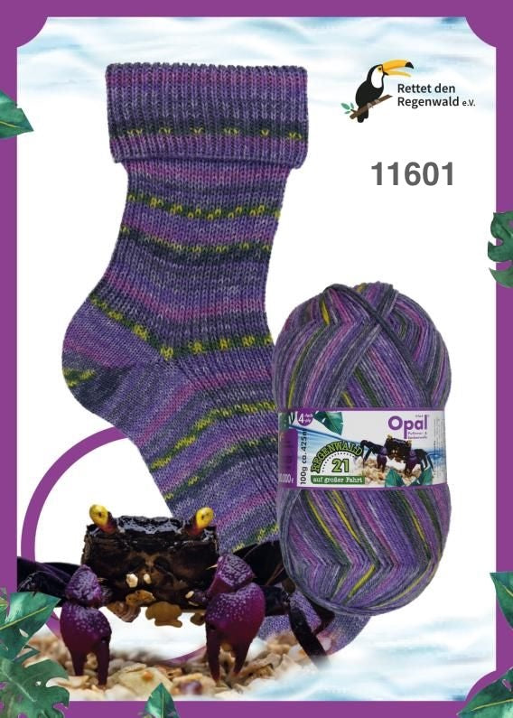 Opal 4-ply limited edition: Rainforest Collection No. 21
