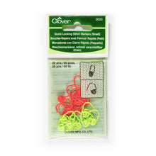 Load image into Gallery viewer, Clover Quick Locking Stitch Markers (small)
