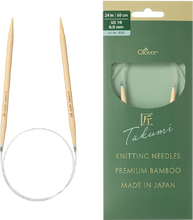 Load image into Gallery viewer, Clover Pro Takumi Premium Bamboo Circular Knitting Needles

