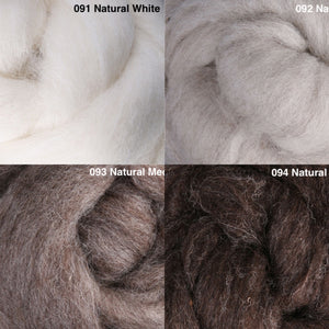 Ashford Undyed Corriedale Fibre For Spinning and Felting