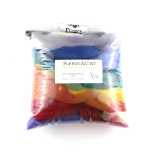 Fleece Artist Corriedale Fibre Colour Pack