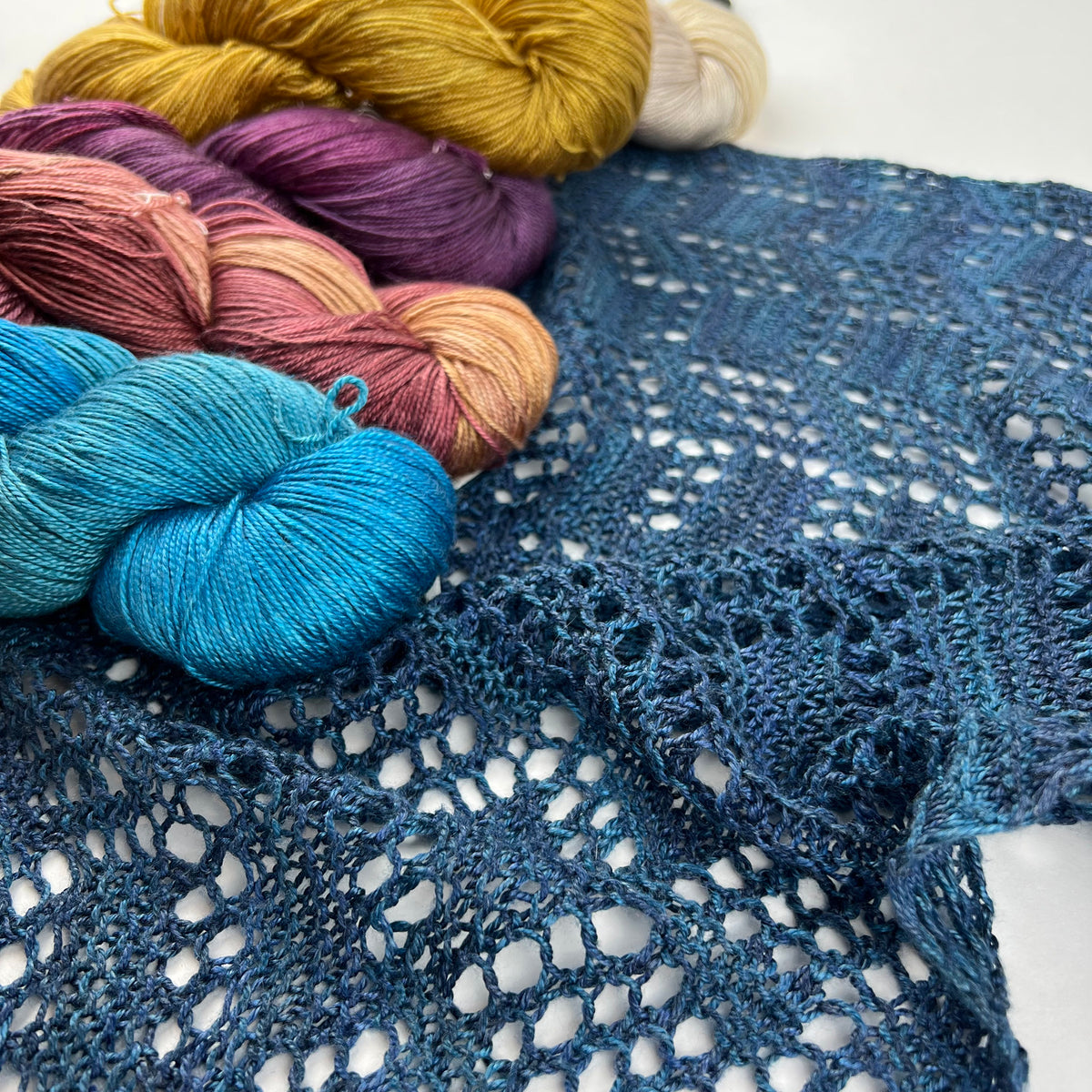 Handmaiden Stormwater Shawl Kit – The Loop Modern Fibre Craft