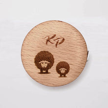 Load image into Gallery viewer, KnitPro beechwood retractable tape measures
