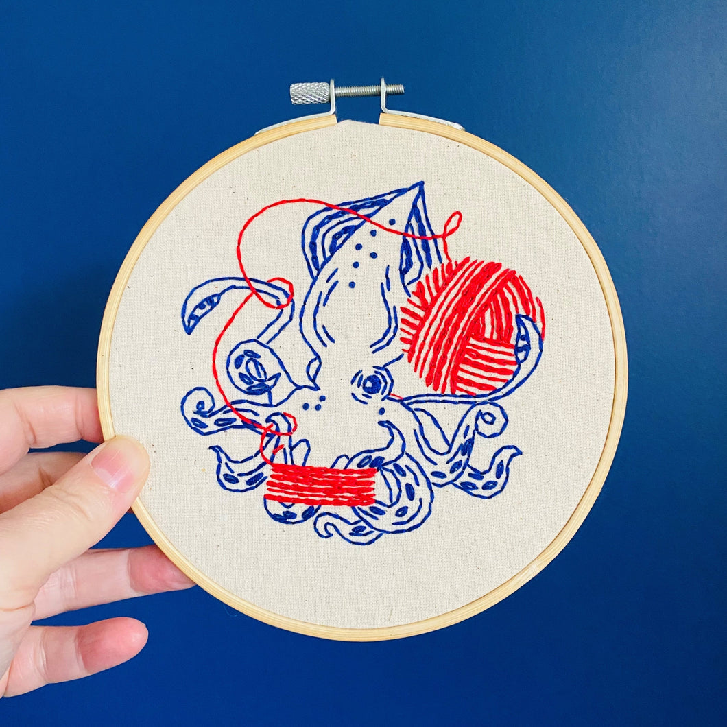 Hook, Line & Tinker embroidery kits